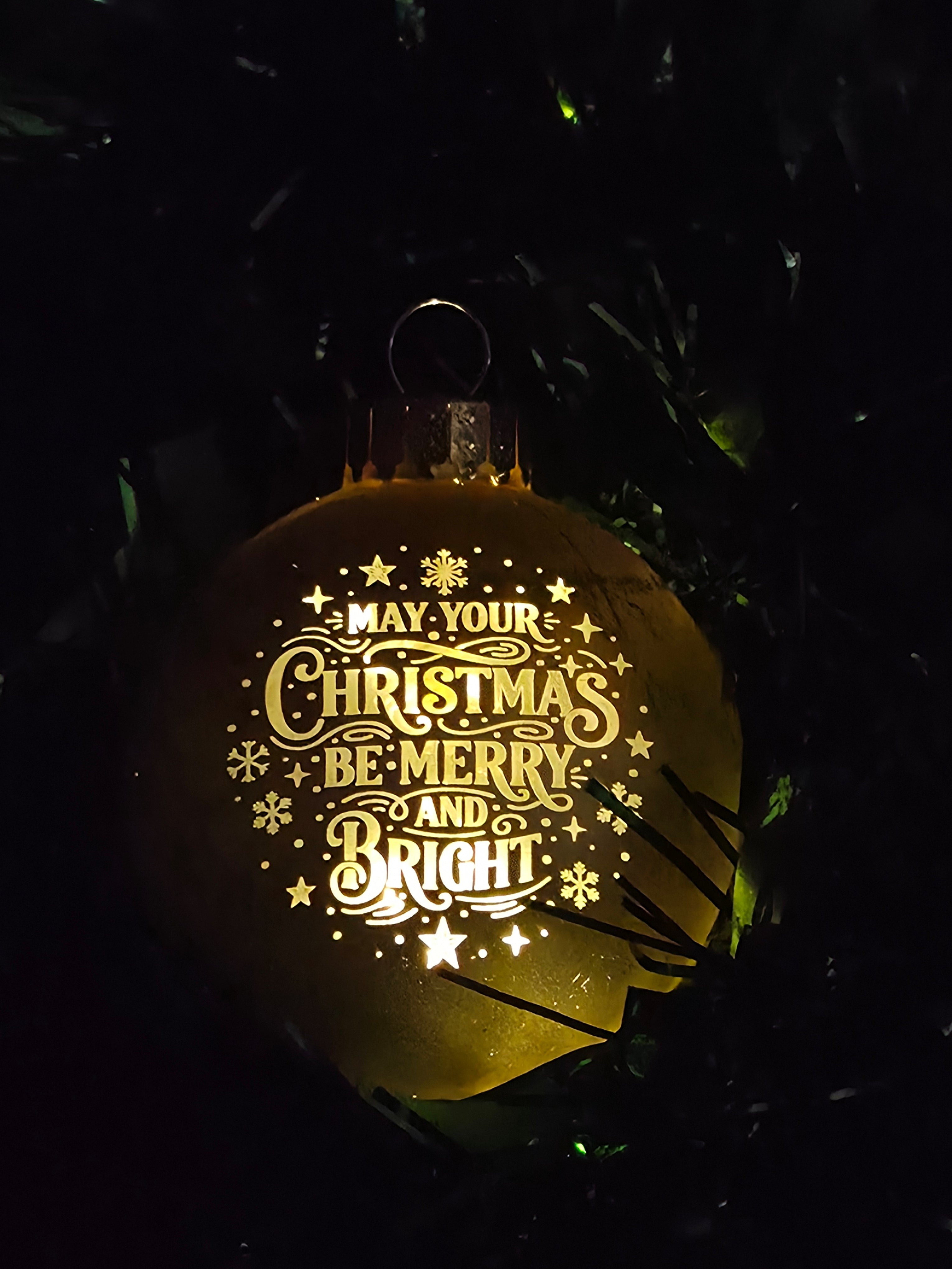 Christmas Glass Bauble