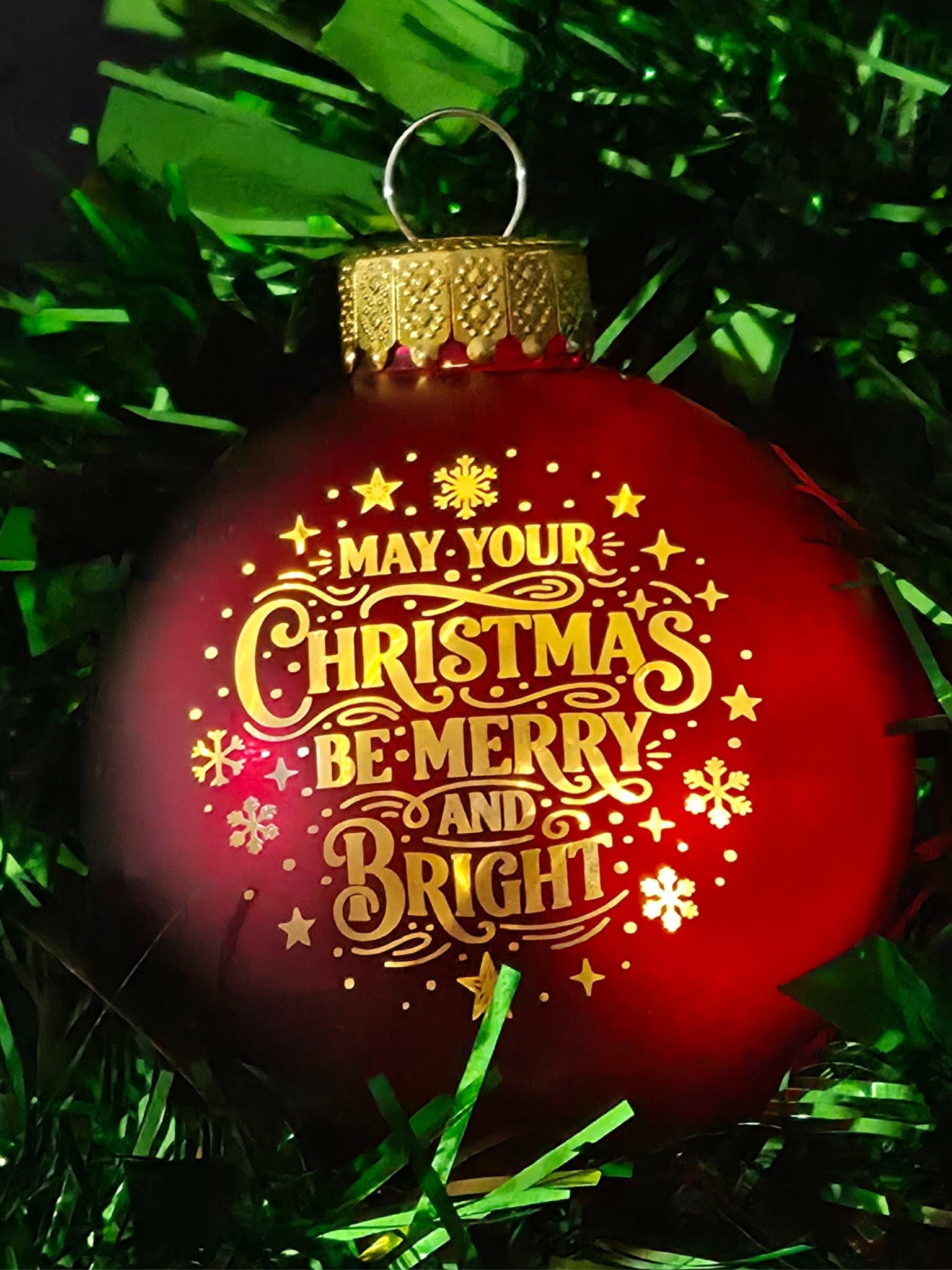 Christmas Glass Bauble