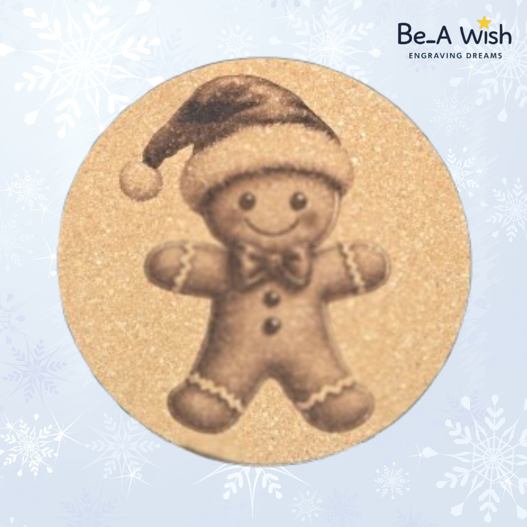 Christmas Mixed Cork Coaster