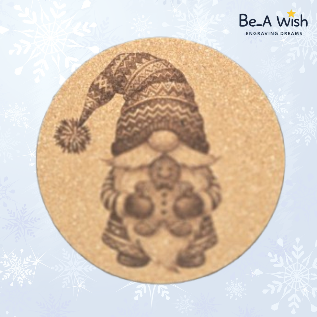 Christmas Mixed Cork Coaster