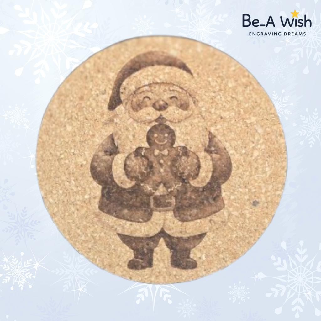 Christmas Mixed Cork Coaster