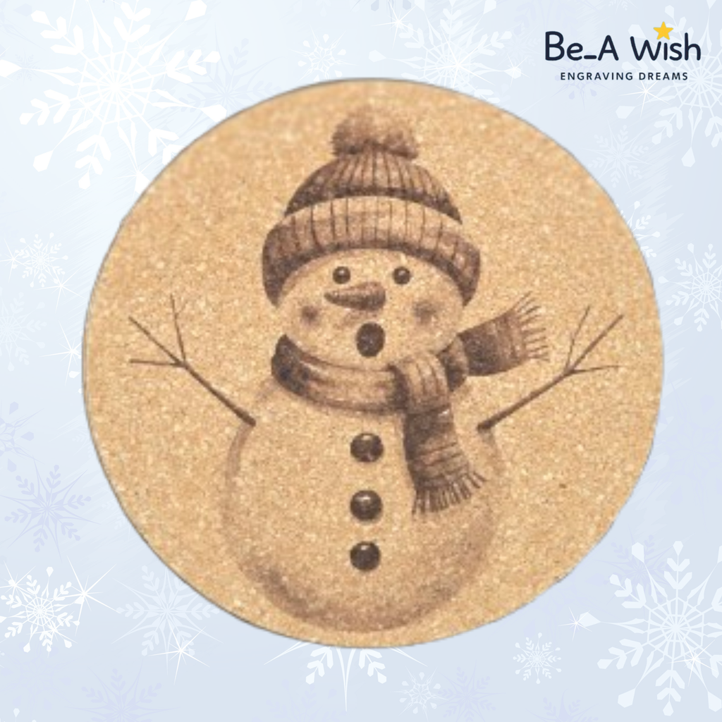 Christmas Mixed Cork Coaster