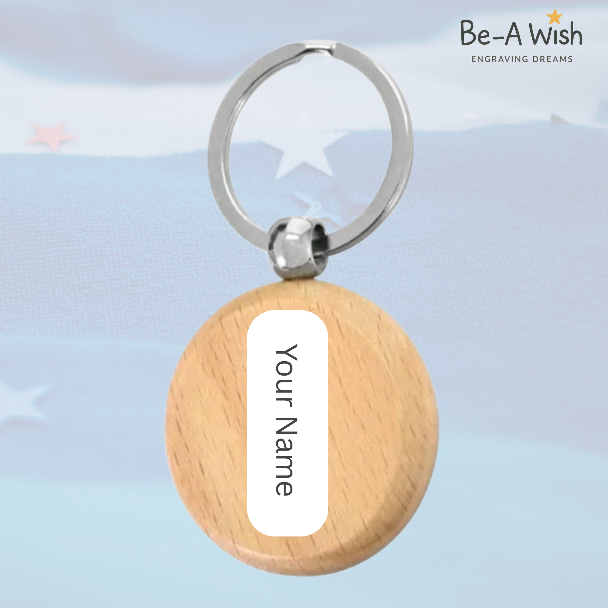 Wood Keychain